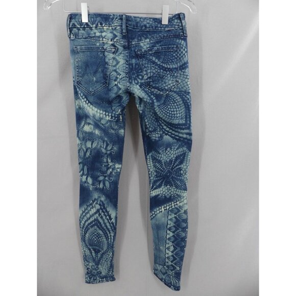 MOTHER Jeans 25 THE LOOKER "Table Manners" Navy Blue Straight Leg NWOT - Picture 2 of 9